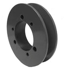 13V800SDS V-Belt Sheave, 1 Groove, 3V Section, 8 in OD, SDS Bushing
