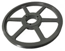 23V1060SK V-Belt Sheave, 2 Grooves, 3V Section, 10.6 in OD, SK Bushing