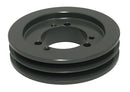 23V650SDS V-Belt Sheave, 2 Grooves, 3V Section, 6.5 in OD, SDS Bushing