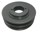2AK49H Light Duty V-Belt Sheave, 2 Grooves, 4.75 in OD, H Bushing