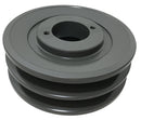2BK55H Light Duty V-Belt Sheave, 2 Grooves, 5.25 in OD, H Bushing