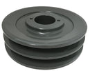 2BK62H Light Duty V-Belt Sheave, 2 Grooves, 5.95 in OD, H Bushing
