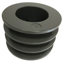 3B34SH V-Belt Sheave, 3 Grooves, AB Section, 3.75 in OD, SH Bushing