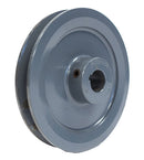 AK44x1 Light Duty V-Belt Sheave, 1 Groove, 4.25 in OD, 1 in Bore