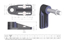 Brewer BB4 Heavy Duty Universal Drive Tensioner — engineering drawing and spec table