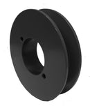 BK55H Light Duty V-Belt Sheave, 1 Groove, 5.25 in OD, H Bushing