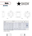 BlackStar Weld-On Hub Spec Sheet
