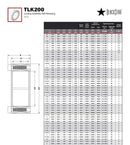 BlackStar TLK Keyless Locking Assembly Spec Sheet