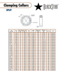 BlackStar Split Collar (1-Piece) Spec Sheet