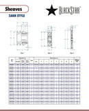 BlackStar Sheave Spec Sheet