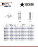 BlackStar Sheave Spec Sheet