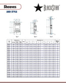 BlackStar Sheave Spec Sheet