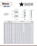 BlackStar Sheave Spec Sheet