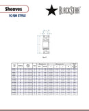 BlackStar Sheave Spec Sheet