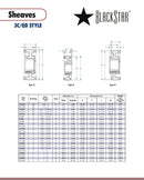 BlackStar Sheave Spec Sheet