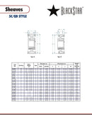 BlackStar Sheave Spec Sheet