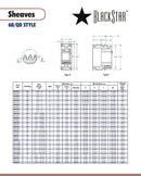 BlackStar Sheave Spec Sheet