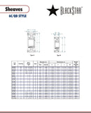 BlackStar Sheave Spec Sheet