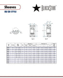 BlackStar Sheave Spec Sheet