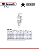 BlackStar H160C11 Sprocket Specifications