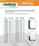Durus end cap specifications