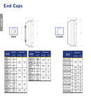 Mariner End Cap Dimensional Reference