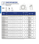 Mariner SHCSPAM Dimensional Drawing and Specifications
