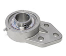 Mariner 3-Bolt Flange Bracket 1-11/16" Bore Set Screw Stainless Steel