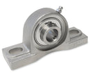 Mariner 2-Bolt Pillow Block 2-7/16" Bore Set Screw Stainless Steel