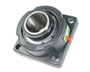 Turner Turner Spherical Roller 4-Bolt Flange Block - 1/2" Bore, Concentric Setscrew Lock