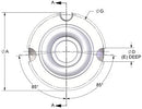 Brewer 1615-B Idler Bushing — Tapered Ball Bearing