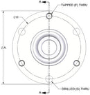Brewer SH-B-1/2 Idler Bushing — Q.D. Ball Bearing