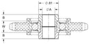 Brewer DB0001 Mounting Adapter — Clevis Adapter
