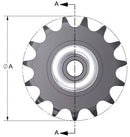Brewer B5015N Idler Sprocket — A-Style Nylon Ball Bearing