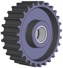 Brewer P29-8M-50F Timing/HTD Idler Pulley — Powergrip H.T.D.® — view 3