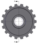 Brewer 16H2-F Timing/HTD Idler Pulley — Timing Pulley