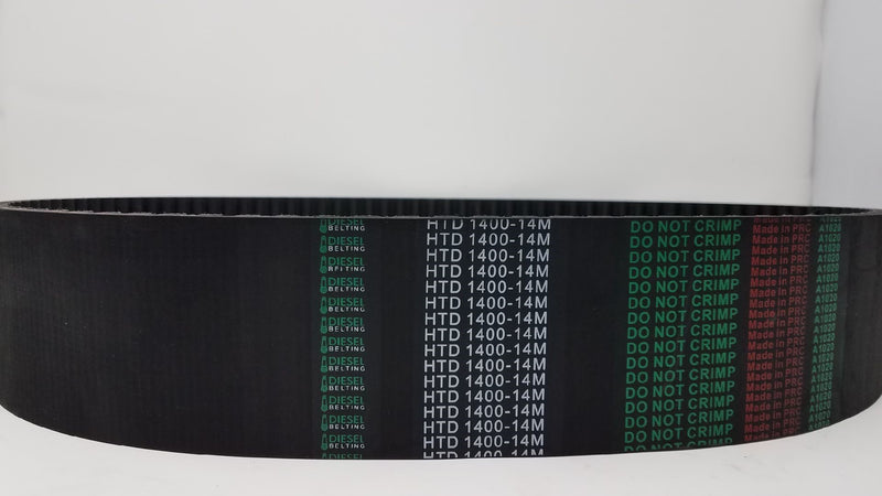 1400-14M-40 Timing Belt 14mm Pitch, 40mm Wide, 1400mm Pitch Length, 100 Teeth