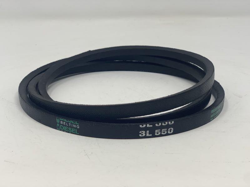 3L550 V-Belt 3/8" x 55" Outside Circumference FHP Wrapped Diesel Belting