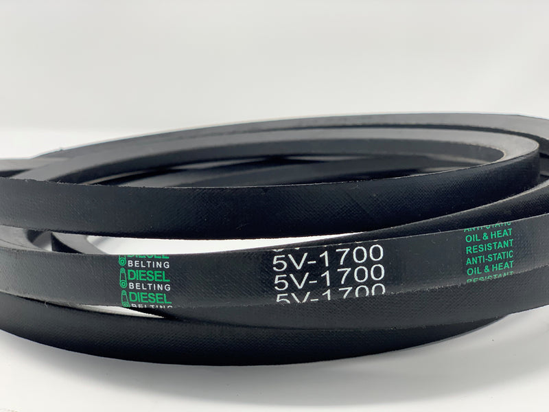 5V1700 V-Belt 5/8 x 170in Outside Circumference Diesel Belting