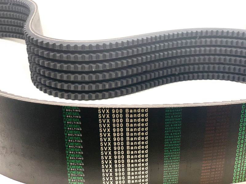 6/5VX900 Banded Cogged V-Belt 5/8in x 90in 6 Bands