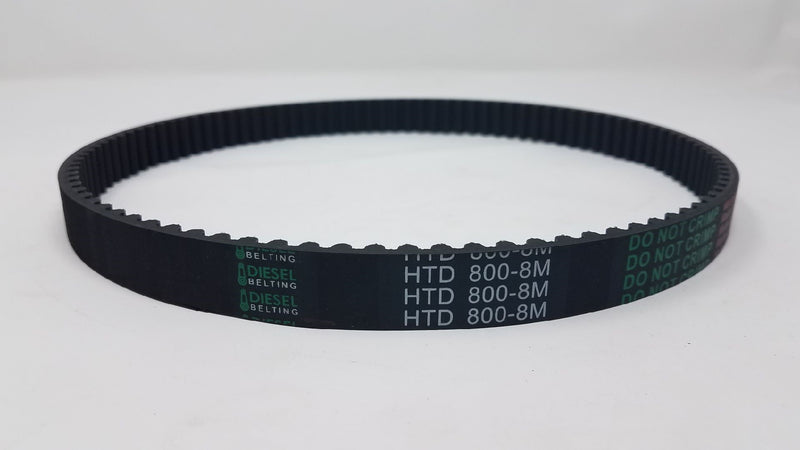 800-8M-30 Timing Belt 8mm Pitch, 30mm Wide, 800mm Pitch Length, 100 Teeth