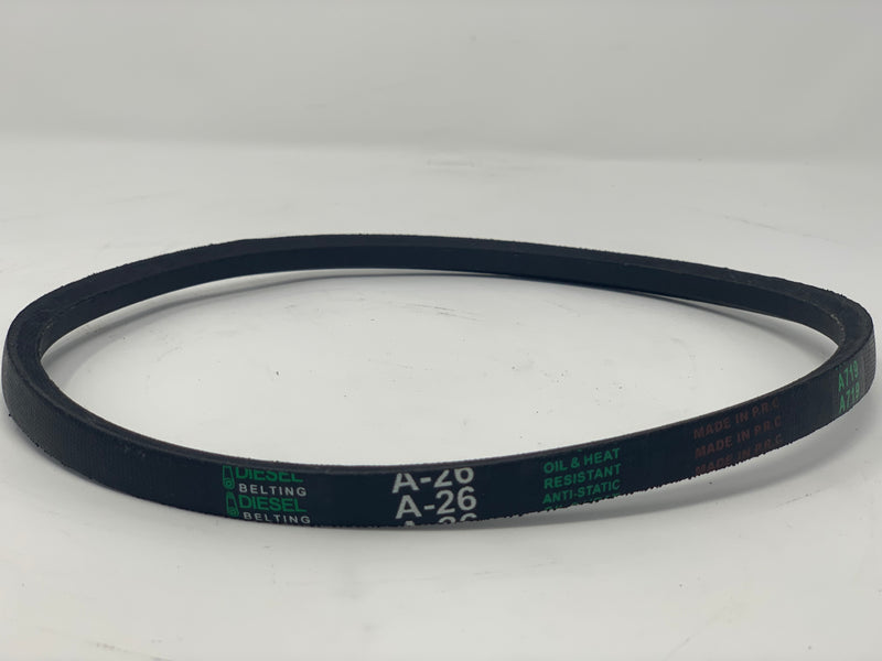 A26 Classic Wrapped V-Belt 1/2 x 28in Outside Circumference