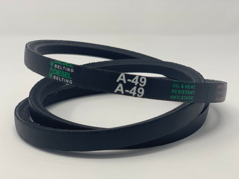 A49 Classic Wrapped V-Belt 1/2 x 51in Outside Circumference