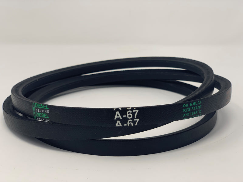 A67 Classic Wrapped V-Belt 1/2 x 69in Outside Circumference