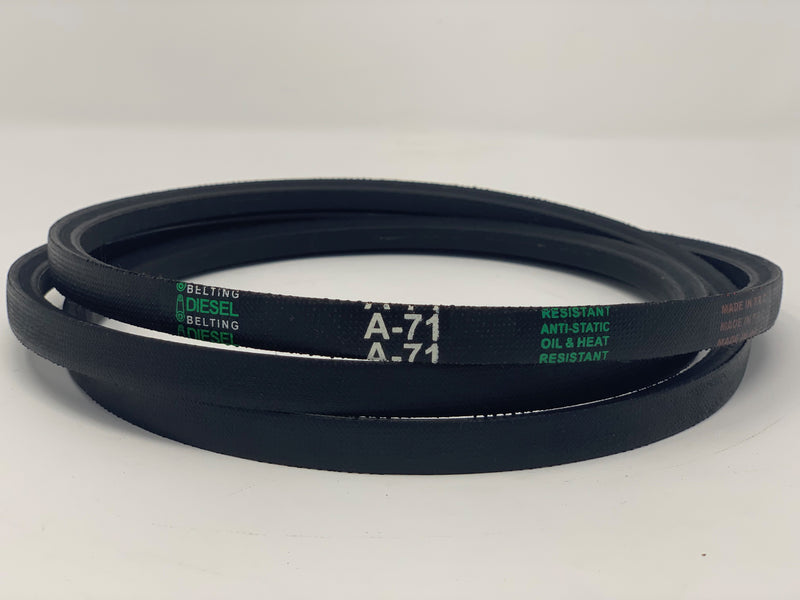 A71 Classic Wrapped V-Belt 1/2 x 73in Outside Circumference