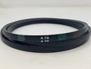 A76 V-Belt 1/2" x 78" Outside Circumference Classic Wrapped Diesel Belting