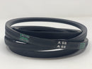 A98 V-Belt 1/2" x 100" Outside Circumference Classic Wrapped Diesel Belting