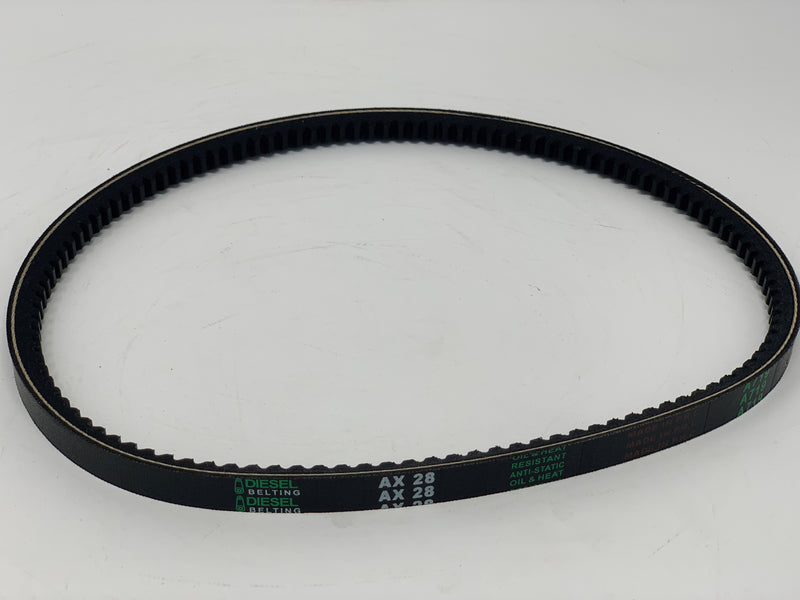 AX28 Classic Cogged V-Belt 1/2 x 30in Outside Circumference