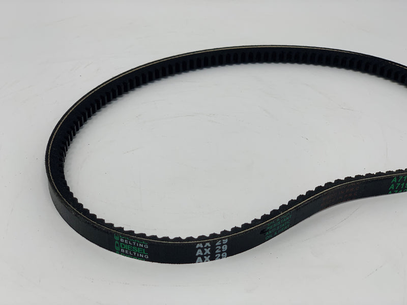 AX29 Classic Cogged V-Belt 1/2 x 31in Outside Circumference