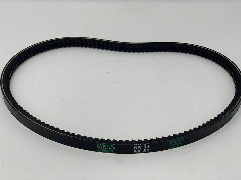 AX31 Classic Cogged V-Belt 1/2 x 33in Outside Circumference